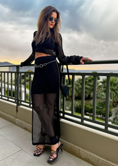 Spódnica Crop Balenco Czarna 