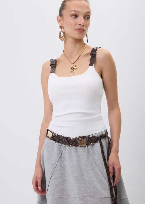 Top Buckle Base Biały 