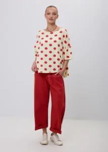 Spodnie Urban Lace Rebel Czerwone 