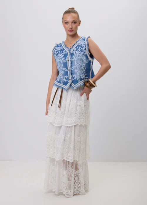 Spódnica Lace Mirage Biała 