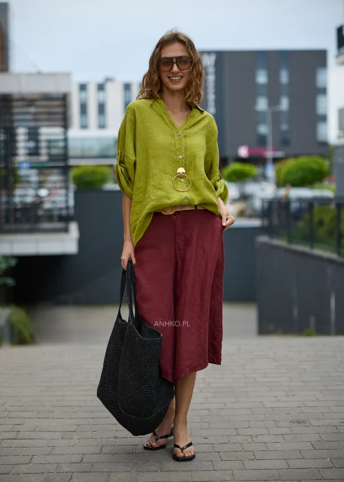 Czarna pleciona torba shopper z długimi uchwytami i przestronnym fasonem