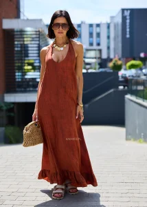 Sukienka Dune Copp Ceglana 